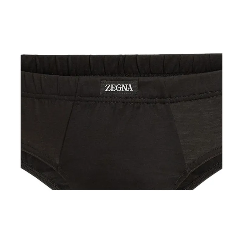 Ermenegildo Zegna Logo Tag Midi Briefs-1