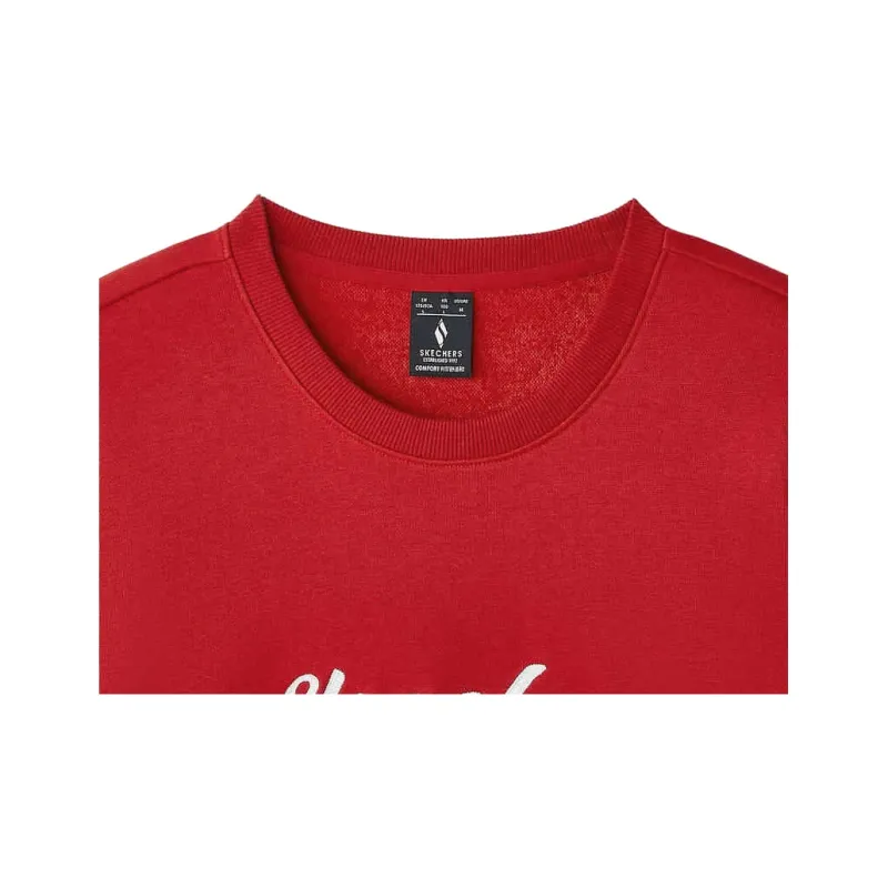 Skechers New Year Sweatshirt Men's Berry Red-3