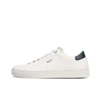 Pepe Jeans Abrasion Resistant Low Top Skateboard Shoes Men's White
