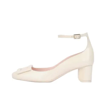 Roger Vivier Roundy Ankle Strap Buckle Pumps