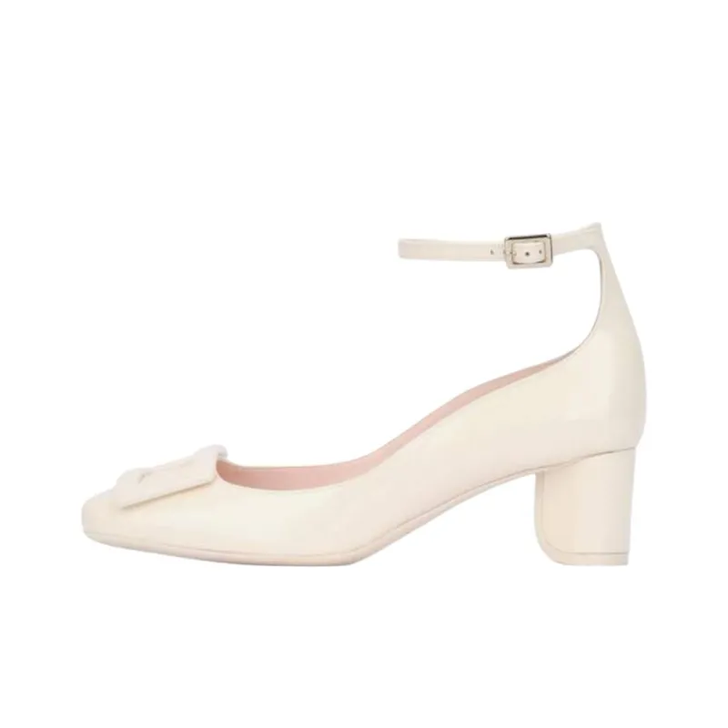Roger Vivier Roundy Ankle Strap Buckle Pumps-0