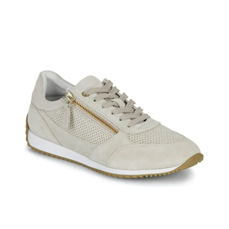 GEOX D CALITHE Low Top Casual Shoes Women's Light Gray-1