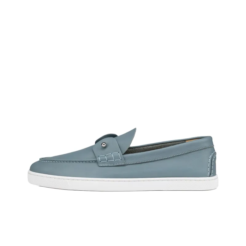 CL LUBOTING Chambeliboat Loafers Men's Light Blue-0