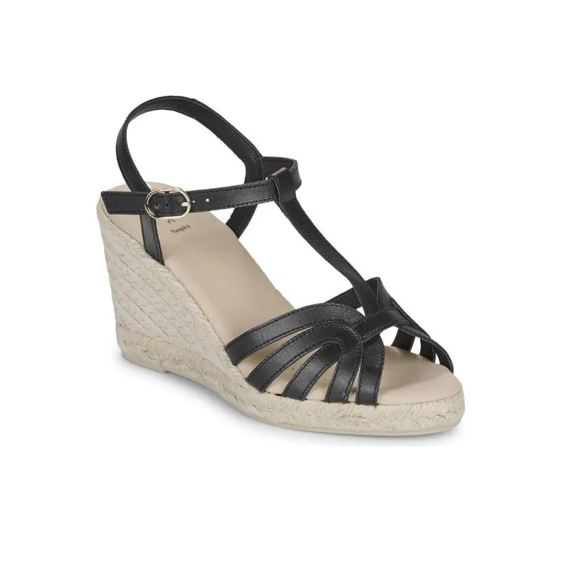 GEOX D GELSA Strap Sandals Women's Black-3