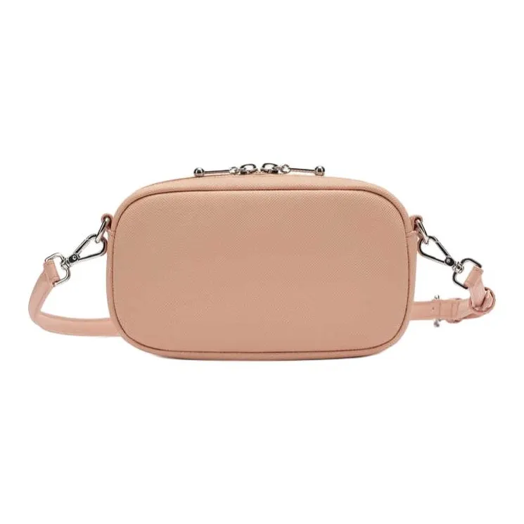 LACOSTE PVC Crossbody Bag, Shoulder Bag Trumpets Women's Pink-1