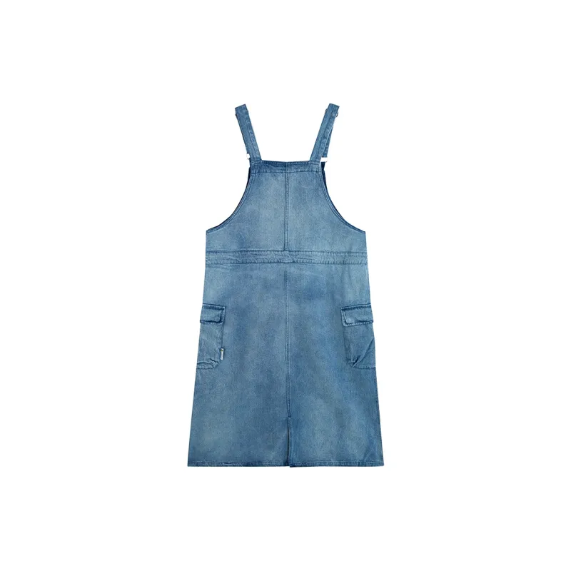 FUN SS24 Dress Women's Denim Blue-1