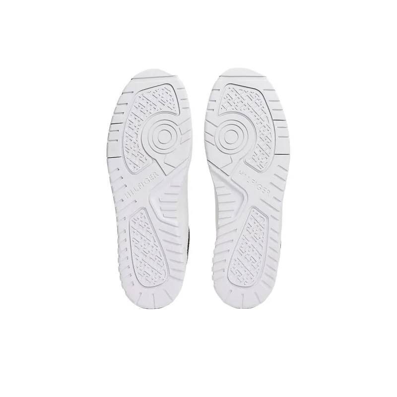 Tommy Hilfiger Anti-Slip Wear-Resistant Low-Top Skateboard Shoes Men's White Brown-7