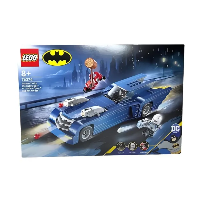 LEGO Batman With The Batmobile Vs. Harley Quinn And Mr. Freeze Building Blocks 76274-1