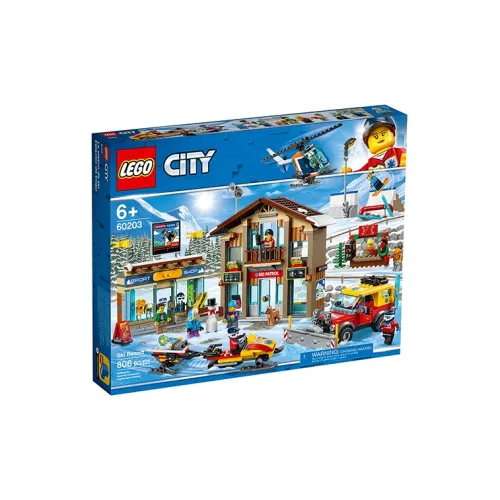 LEGO City Collection, Ski Resort Building Blocks 806pcs 60203