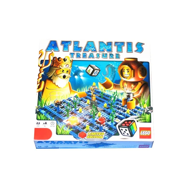 LEGO Board Game Atlantis Treasure The Treasure Of Atlantis Building Blocks 3851y-3