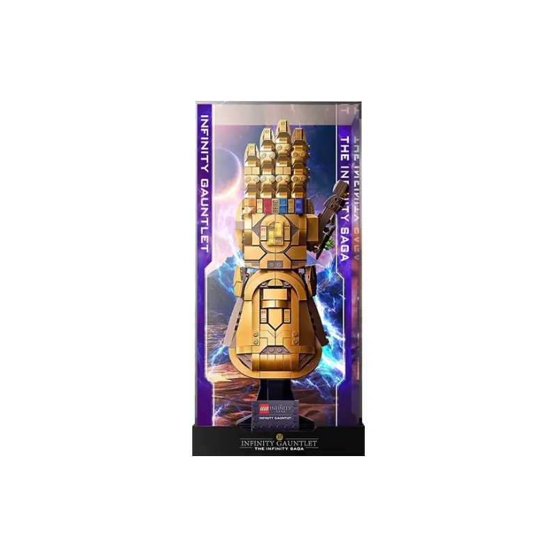 LEGO Marvel Infinite Glove, Display Case Version A Building Blocks 590pcs 76191 A-0