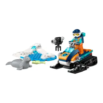 LEGO City Collection Polar Motorbike Building Blocks 70pcs 60376