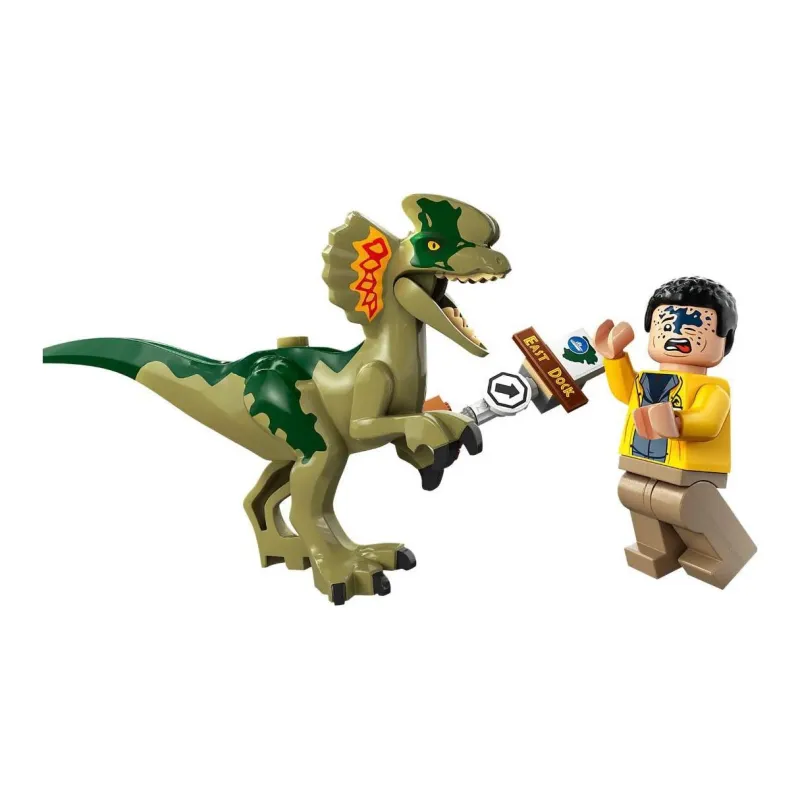LEGO Jurassic World Collection Double Spiked Dragon Ambush Building Blocks 211pcs 76958-1