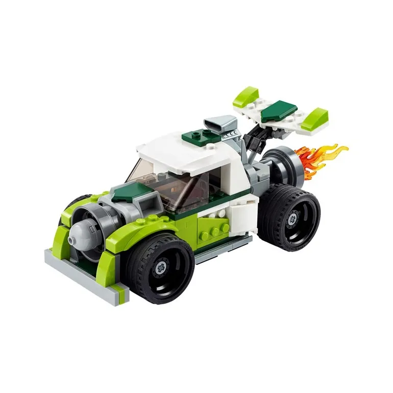 LEGO LOGO Creator 3 in 1 Rocket Car Building Blocks 198 Pcs 31103-1