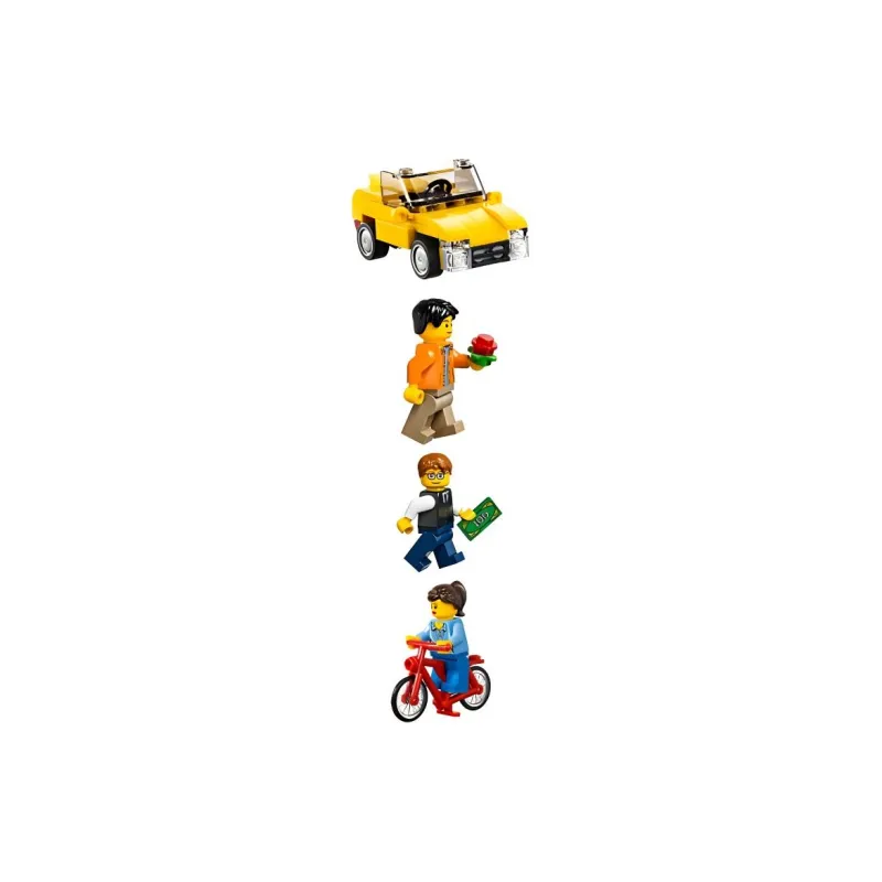 LEGO LOGO Creator Creator3 in 1 Bike Shop And Café Building Blocks 1023 Pcs 31026-3
