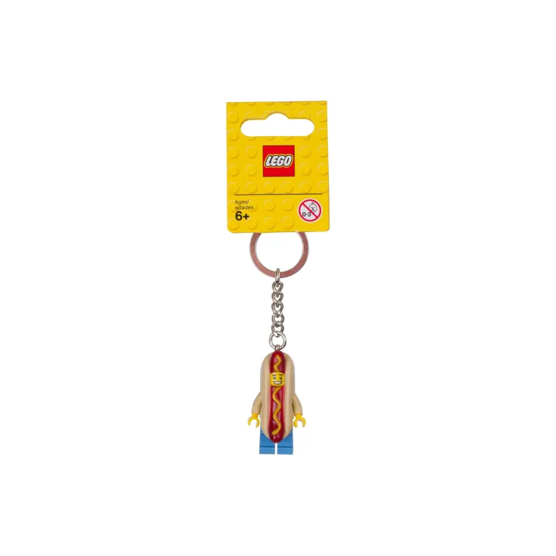 LEGO Classic Collection Hot Dog Vendor Minifigure Pendant Keychain Building Blocks 0 300pcs 853571-1