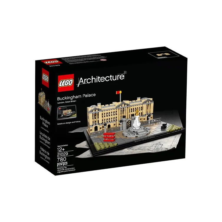 LEGO Architecture Collection White Gold Buckingham Palace Building Blocks 780 Pcs/pzs 21029-1
