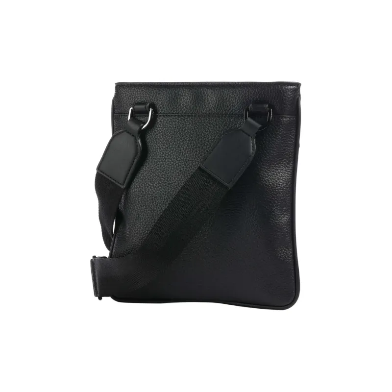 HUGO BOSS Synthetic Leather Crossbody Bag Men's Black-1