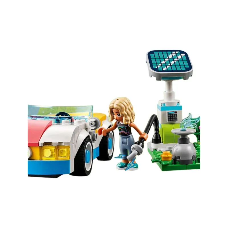 LEGO Good Friend Collection New Energy Vehicles And Charging Stations Building Blocks 170pcs 42609-4