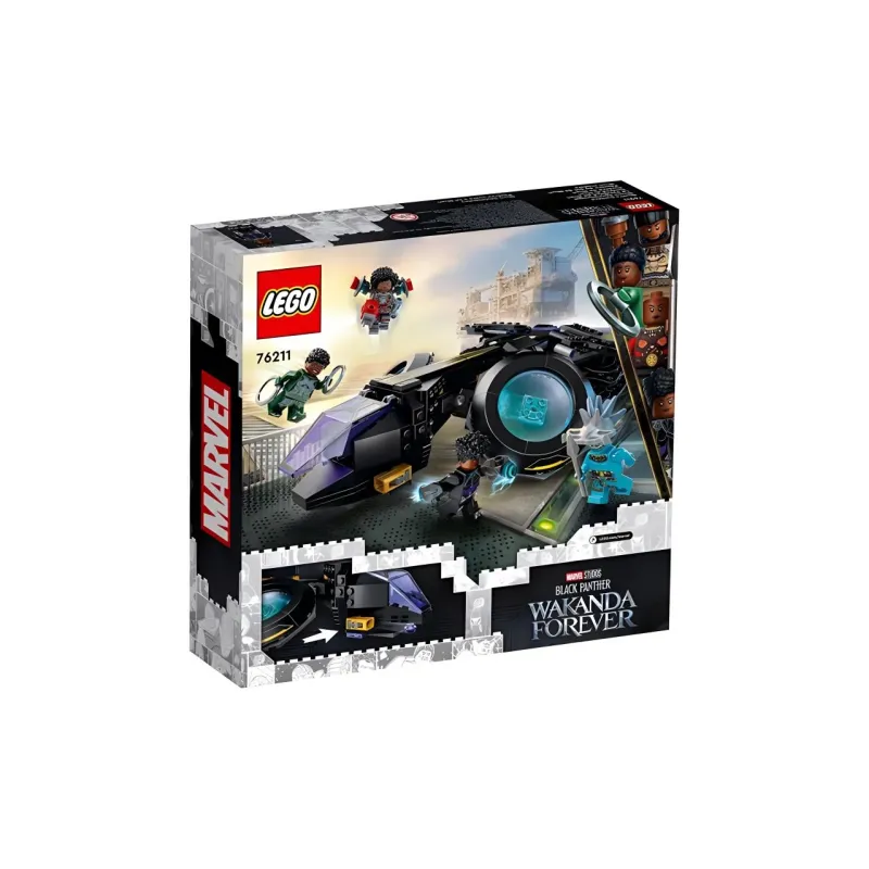 LEGO Marvel, Black Panther 2 Shuri's Sunbird Flight Vehicle Building Blocks 355pcs 76211-3