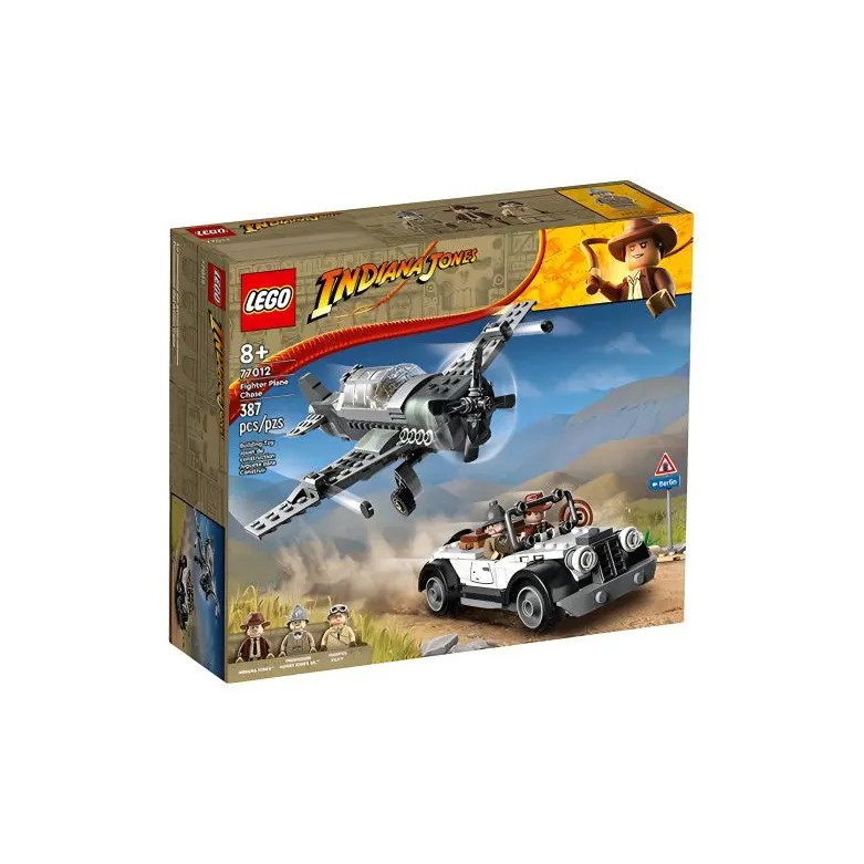 LEGO Indiana Jones Series Fighter Pursuit Building Blocks 387pcs 77012-1
