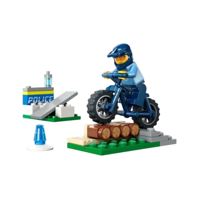 LEGO City Collection Police Cycling Training Puzzle Building Blocks 94pcs 30638-0