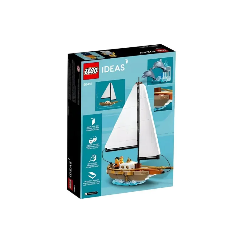 LEGO Classic Collection Summer Heartfelt Sailboat Building Blocks 330pcs 40487-1