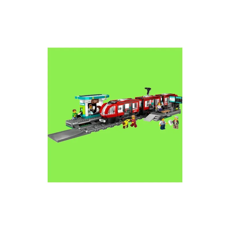LEGO Downtown Streetcar And Station Building Blocks 60423-2