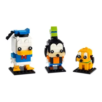 LEGO Disney, BrickHeadz Donald Duck, Goofy, And Pluto, Limited Edition Building Blocks 40377+40378