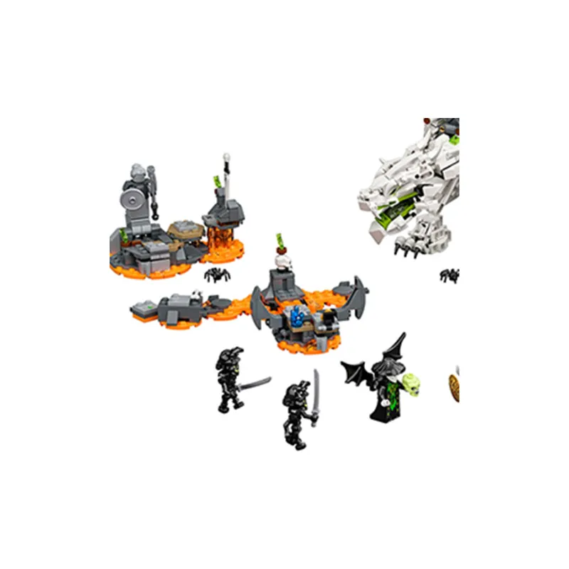 LEGO Phantom Ninja Collection Skeleton Wizard's Dragon Building Blocks 1001 2000 71721-3
