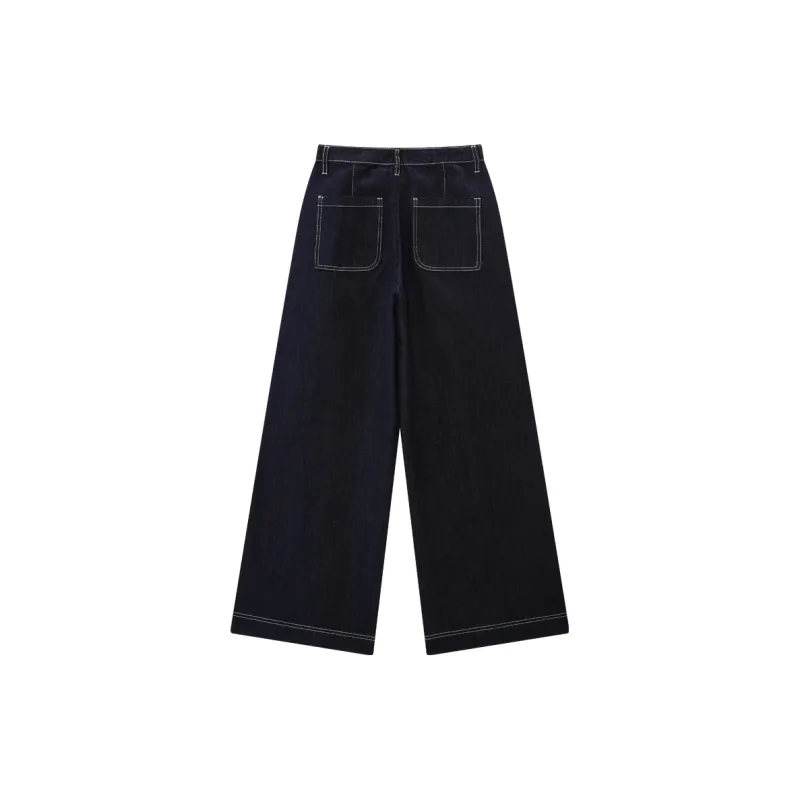 KUHNMARVIN Jeans Women's Navy Blue-1