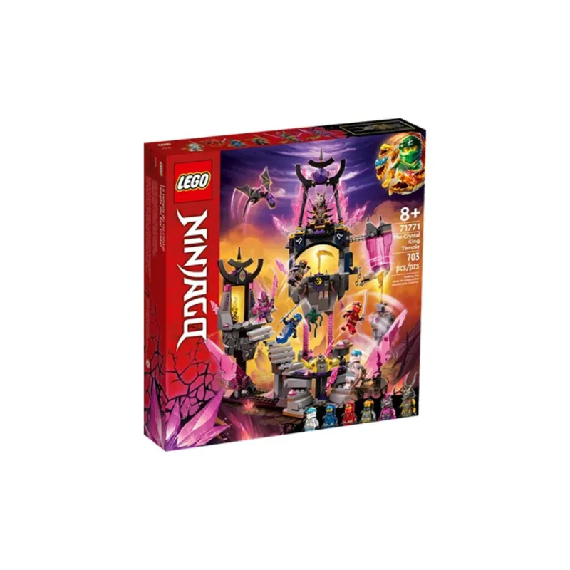 LEGO Phantom Ninja Collection Temple Of The King Of Crystal Building Blocks 703 71771-2