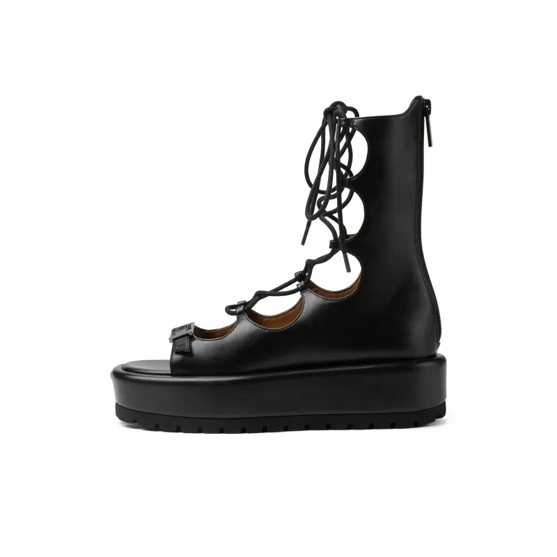 CHARLES&KEITH Small Ck Roman Sandals 5cm Women's-0