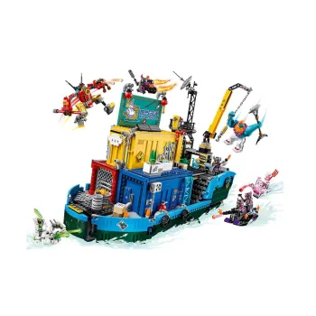 LEGO Little Monkey King Collection Monkie Kid Characters Universal Maritime Base Building Blocks 80013