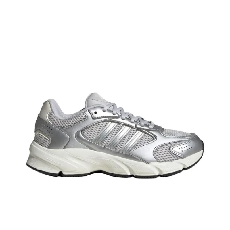 Adidas CRAZYCHAOS 2000 Anti Slip Wear Resistant Low Top Casual Shoes Women's Silver Gray-1