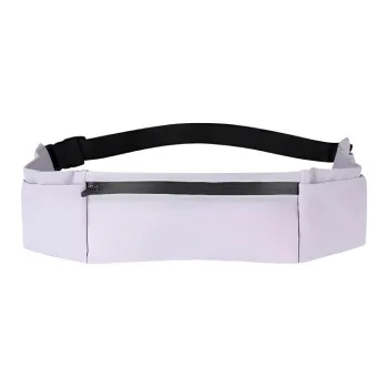 Asics Polyamide Sling Bag, Fanny Pack Unisex Gray Purple