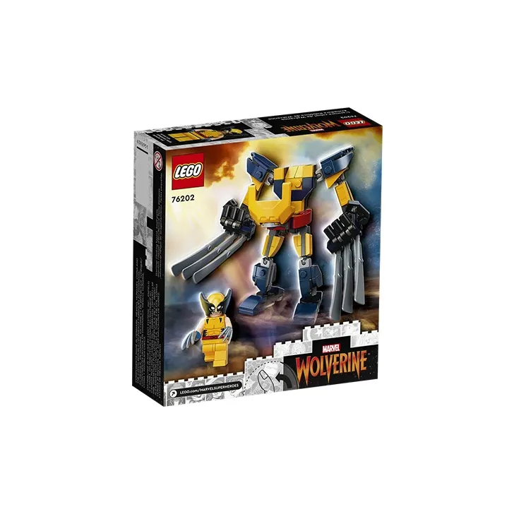 LEGO Super Hero Collection The Wolverine Marvel The Wolverine Mecha Building Blocks 76202-3