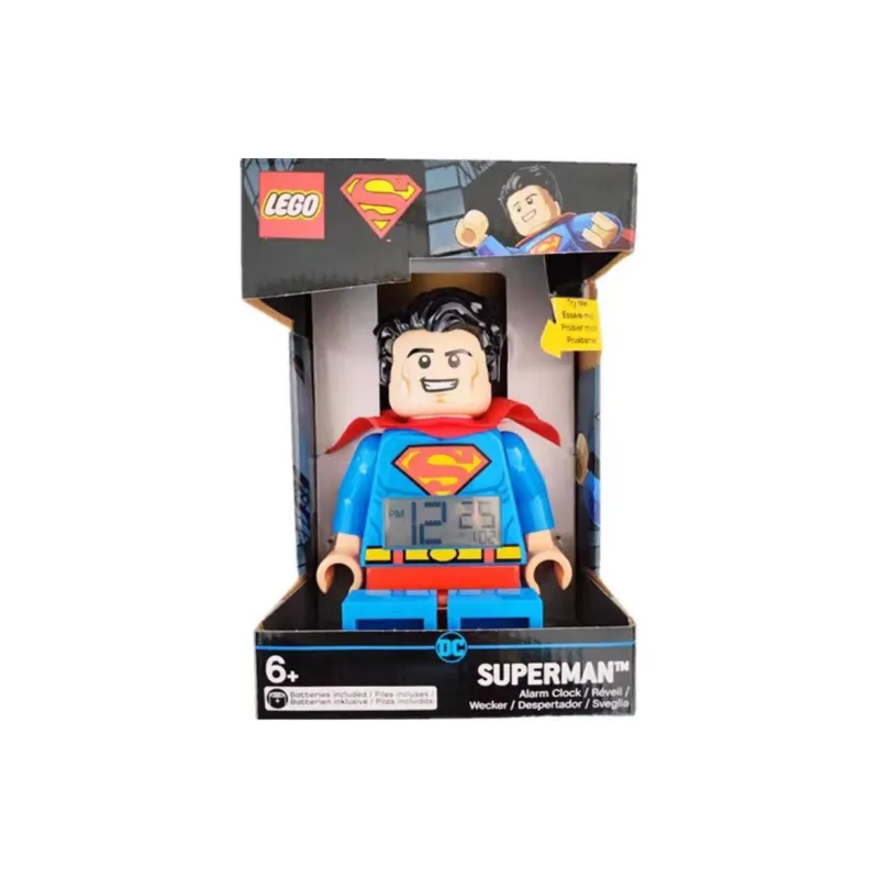 LEGO Superhero Collection Ninjago LEGO Alarm Clock Batman The Flash Superman Creative Alarm Clock IP Merch-6