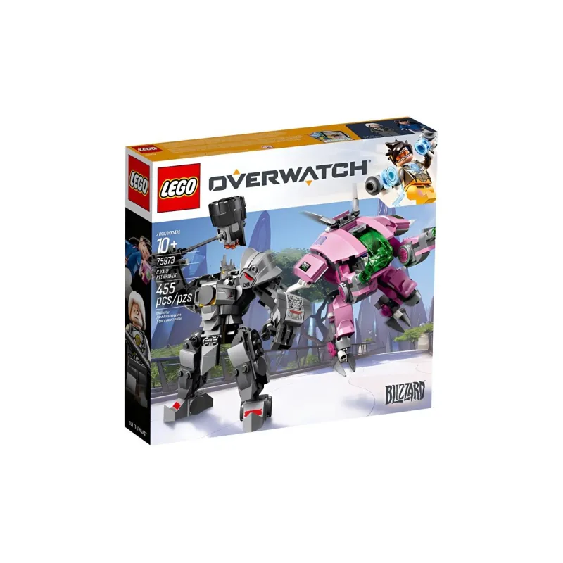 LEGO Overwatch Collection D.VA Vs. Reinhardt Overwatch Main Characters Building Blocks 455pcs 75973-2