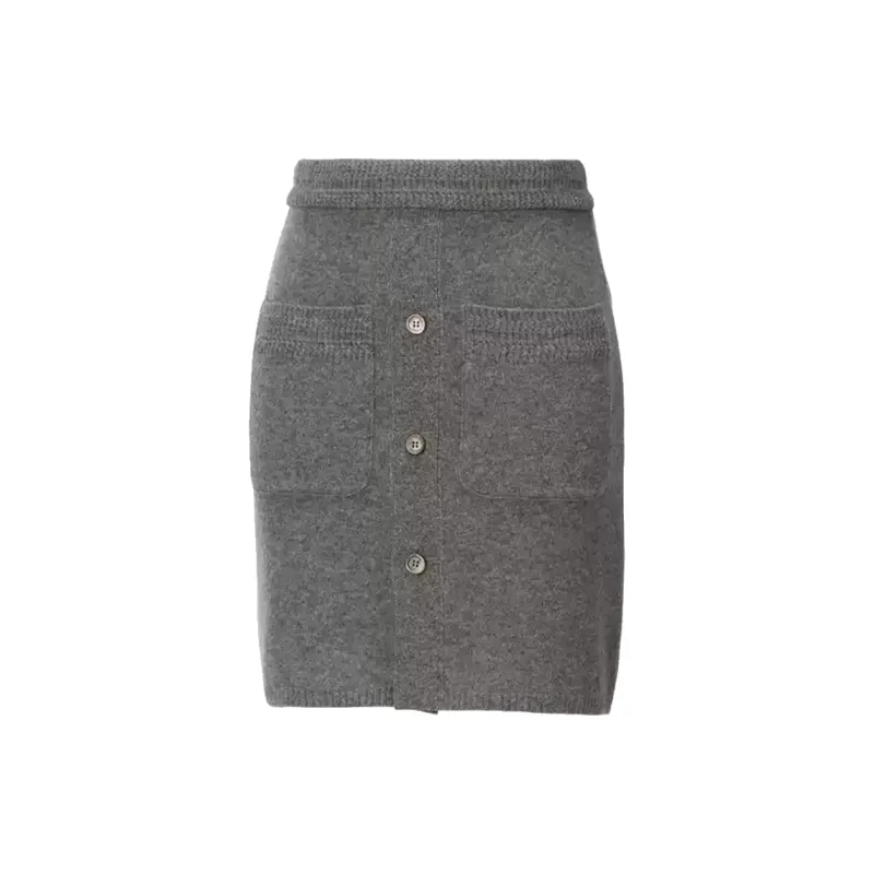 Onitsuka Tiger Casual Short Skirts Women's Heather Gray-2