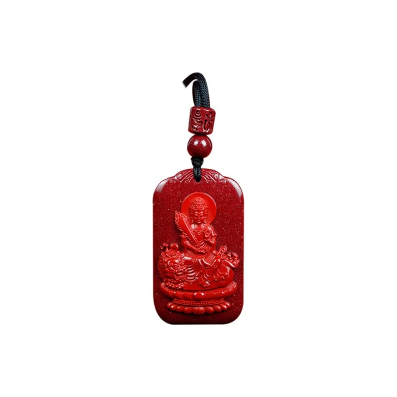 Yutang Reconstructed Cinnabar Pendants Unisex-0