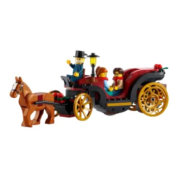 LEGO Winter Carriage Journey Building Blocks 153pcs 3 Pcs Figures 40603
