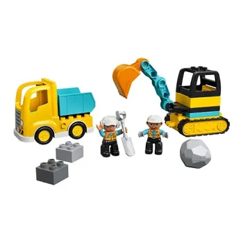 LEGO Truck & Tracked Excavator Building Blocks 10931