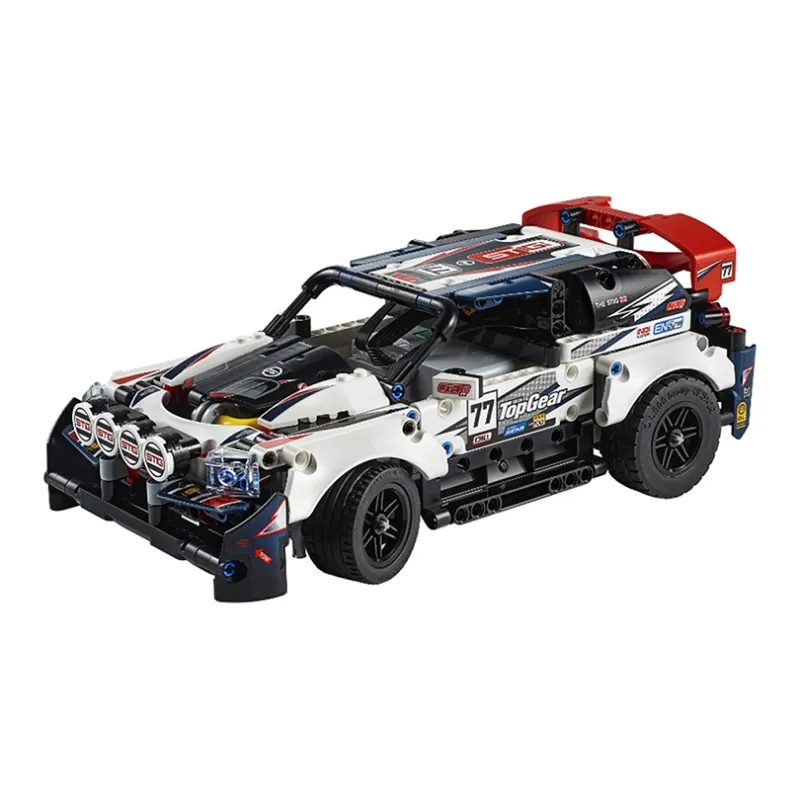 LEGO Technology Mechanical Set Powered UP Top Gear Rally Car Building Blocks 42109-1