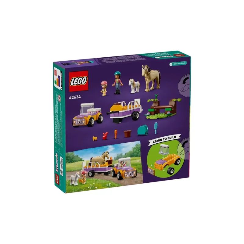 LEGO Horse And Pony Trailer Building Blocks 42634-2