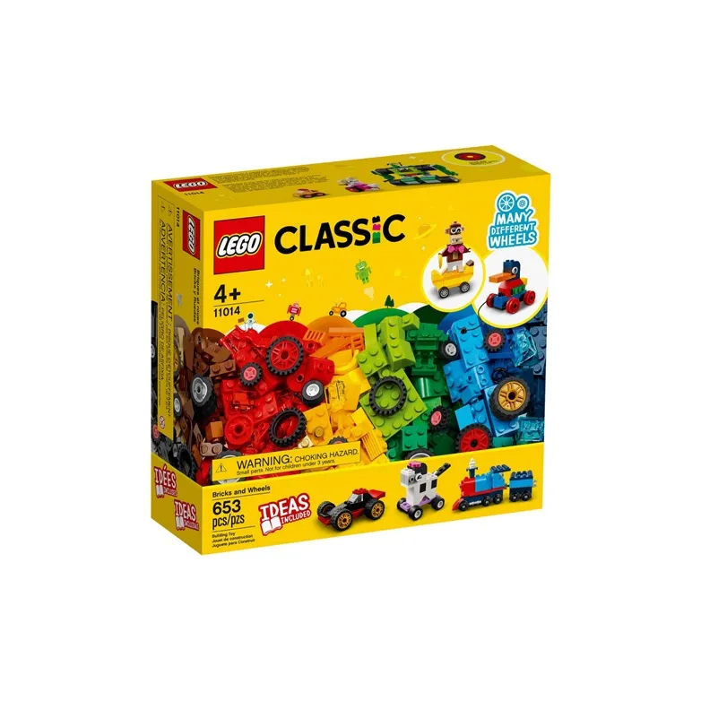 LEGO Classic Collection CLASSIC Collection, Building Blocks Wheel Set Building Blocks 653 Pcs/pzs 11014-1