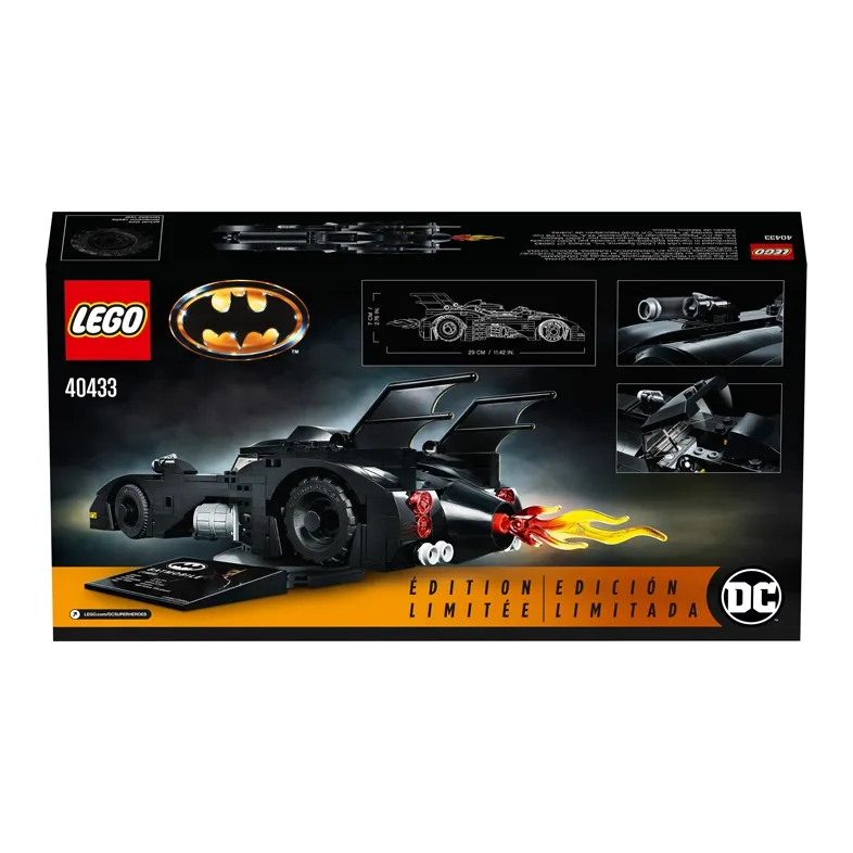 LEGO Super Hero Collection Batman Small Car 1989 Limited Edition Building Blocks 40433-1