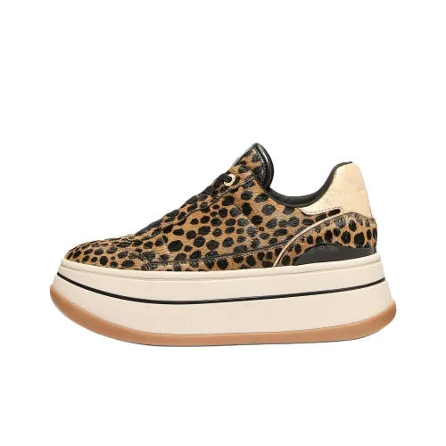 MICHAEL KORS Hayes Low-Top Casual Shoes Women's Brown/Black Color
