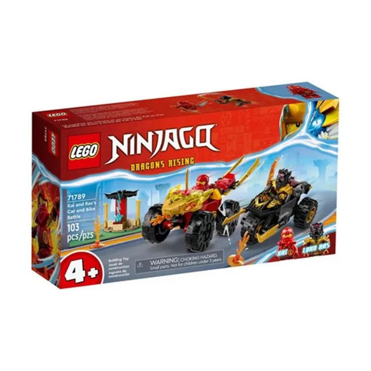 LEGO Kai And Ras's Car And Bike Battle Building Blocks 71789-4