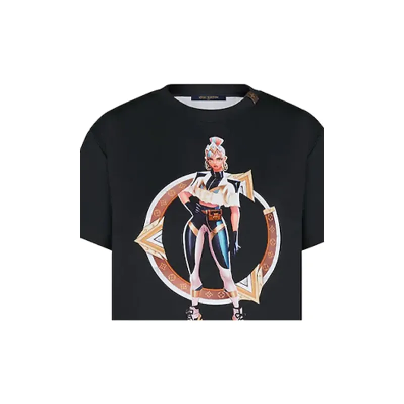 LOUIS VUITTON T Shirt Women's Black-4
